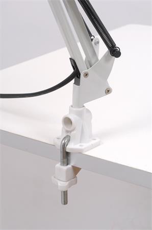 Stolová lampa, 11 W, ALBA "Architect", biela 4