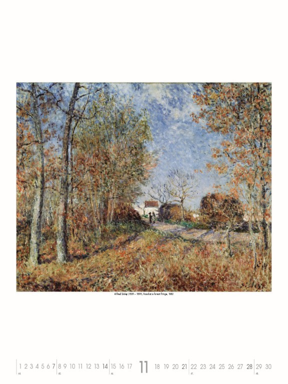Nástenný kalendár Impressionists 2027 12