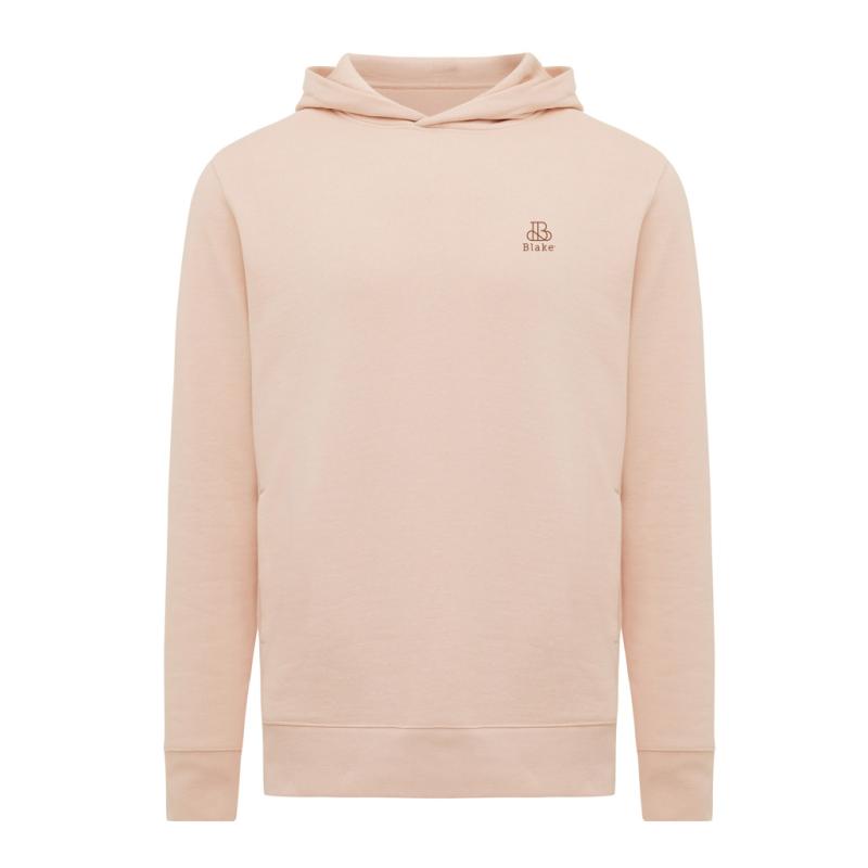 Mikina s bočnými vreckami IQONIQ Yengo z rec. bavlny peach nectar XXL 3