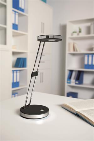 Stolová lampa, LED, MAUL "Puck", čierna 5