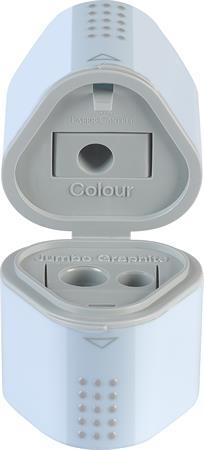 Strúhadlo, trojdierové, FABER-CASTELL "Grip 2001 Trio", modrá 1