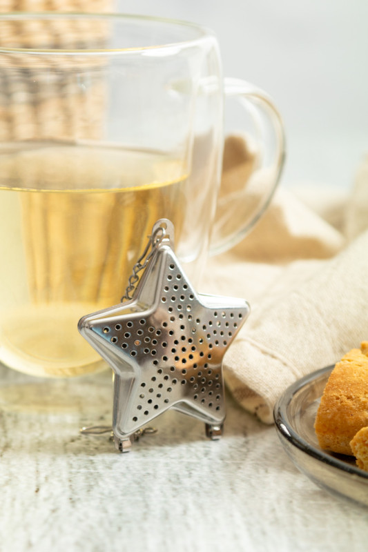 Suodatee vianočné čajítko, hviezda 10