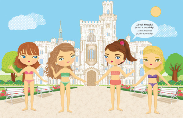 Šaty pre TEREZKU ─ Kniha samolepiek 3