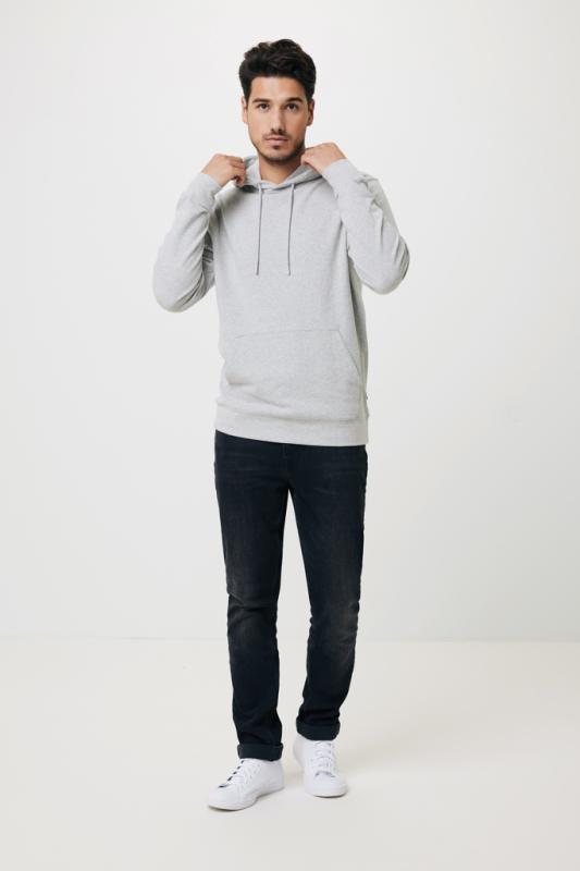 Nefarbená mikina s kapucňou IQONIQ Torres z recykl. bavlny heather grey 5XL 20