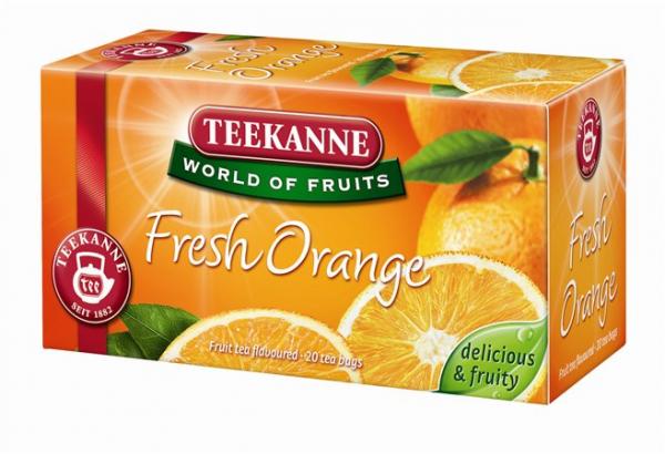 Ovocný čaj, 20x2,25 g, TEEKANNE "Fresh orange" 1