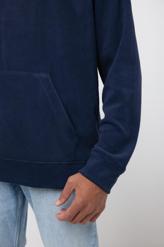 Micro fleece mikina IQONIQ Trivor z recykl. polyesteru námornícka modrá S 14