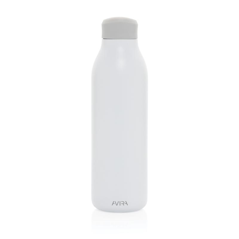 Fľaša na vodu 600ml Avira Alok z RCS recykl. nerezovej ocele biela 2