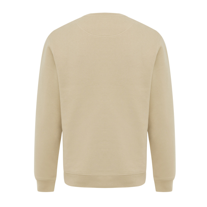 IQONIQ Toria Unisex mikina s okrúhl. výstrihom z rec. bavlny desert XL 2