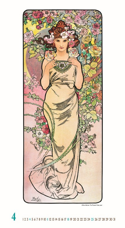 Nástenný kalendár Alfons Mucha 2027 5