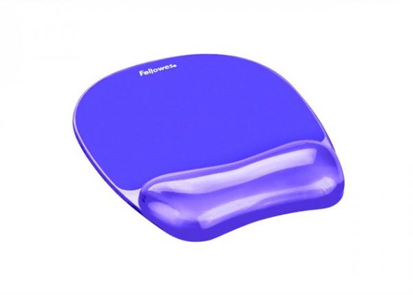 Gélová podložka pod myš, FELLOWES "Crystal™ Gel", fialová 1