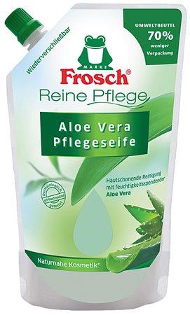 Tekuté mydlo, náhradná náplň, 0,5 l, FROSCH, aloe vera 1