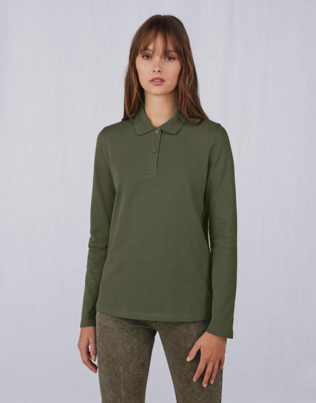 Dámska polokošeľa s dlhými rukávmi My Polo 180 LS