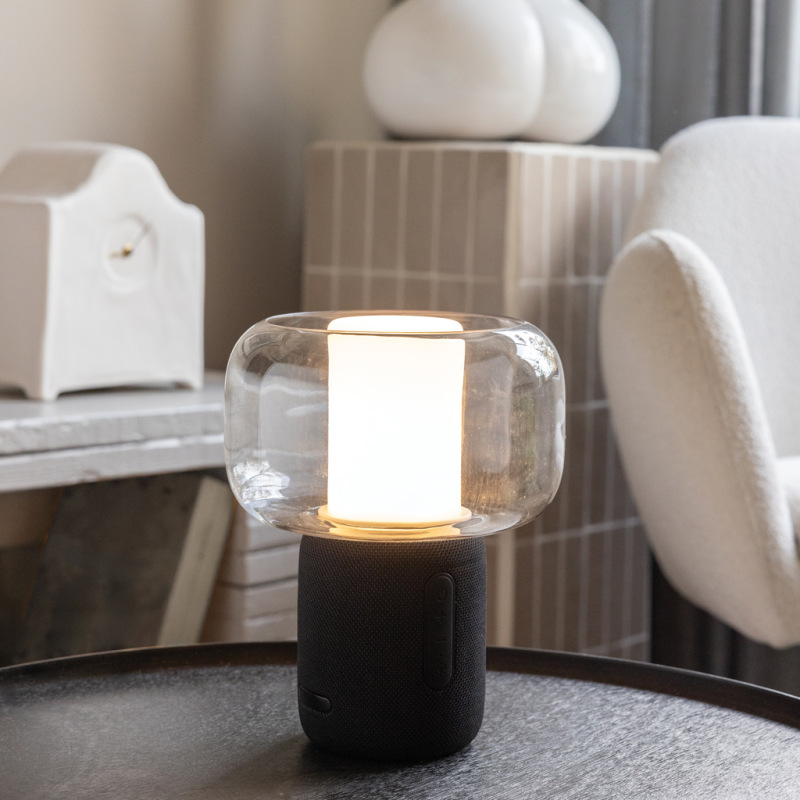 Lux RCS reproduktorová lampa z rec. plastu 10 W čierna 14