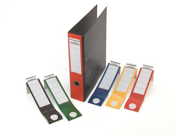 Chrbtový štítok, pre zakladače, samolepiaci, 60 x 390 mm, DURABLE „ORDOFIX®“, čierny 4