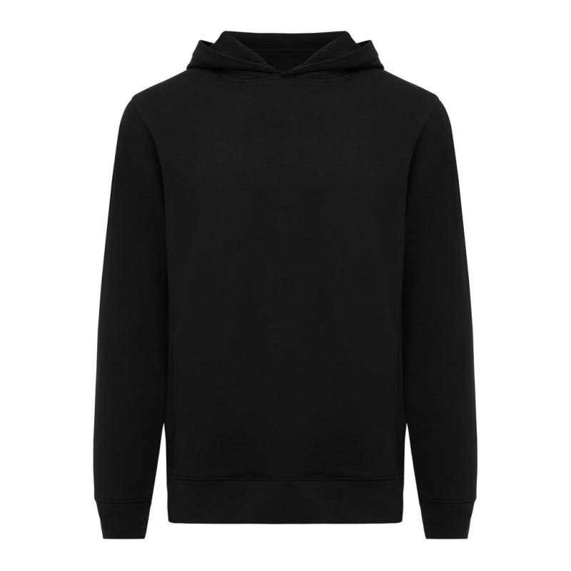 Mikina s bočnými vreckami IQONIQ Yengo z rec. bavlny čierna XXXL 1
