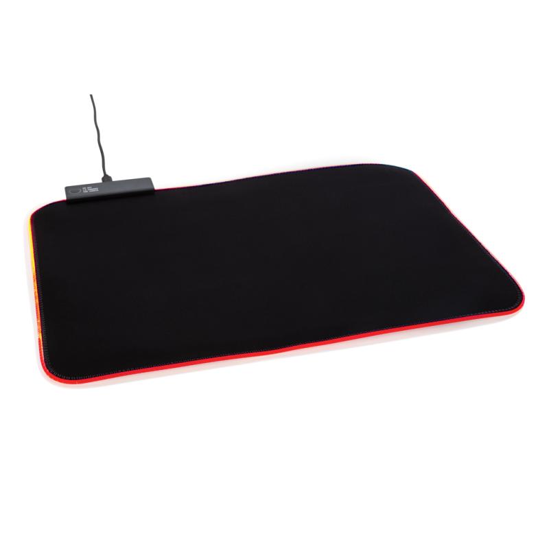 RGB herná podložka pod myš čierna 3
