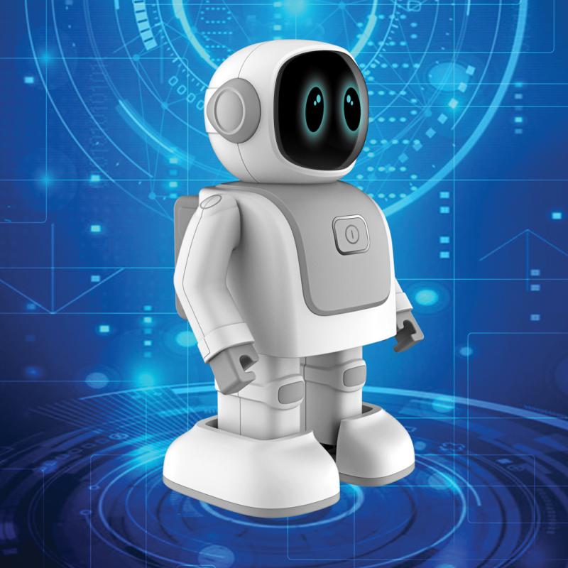 Tancujúci robot s reproduktorom Robert biela 6