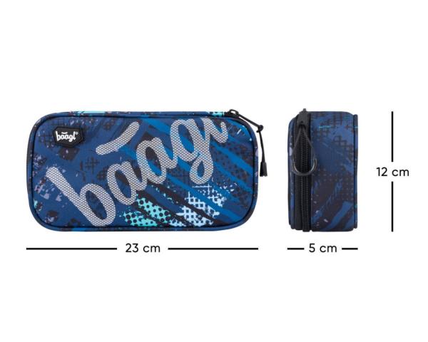 BAAGL Peračník etui Skate Štruktúry 3