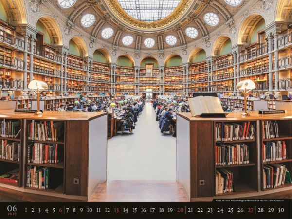 Nástenný kalendár Bibliotheca 2027 7