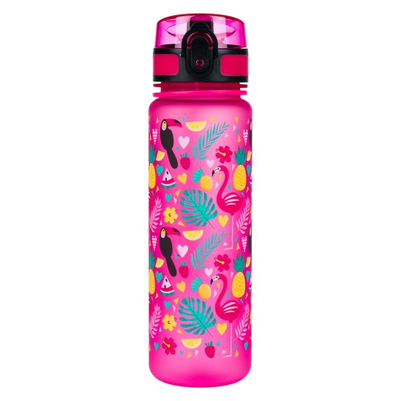 BAAGL Tritanová fľaša na nápoje Plameniaky, 500 ml 1