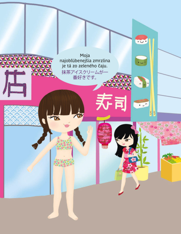 ŠATY PRE AKIKO ─ Kniha samolepiek 5