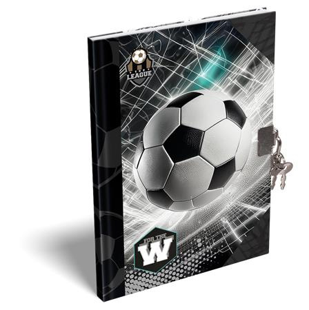Pamätníček, so zámkom, A5, tvrdá obálka, LIZZYSULI, "Top League" 1