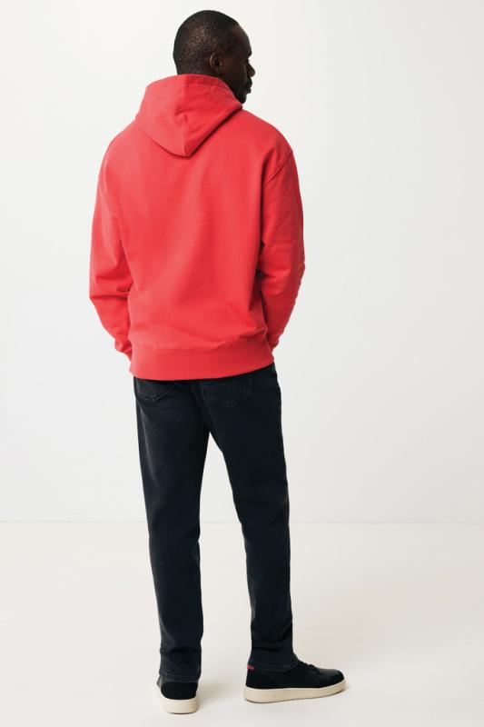 Mikina s kapucňou IQONIQ Yoho relaxed fit z recykl. bavlny luscious red XXXL 7