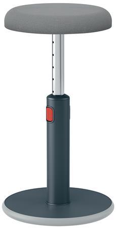 Stolička, ergonomická, LEITZ "Ergo Cosy Active", zamatová sivá 2