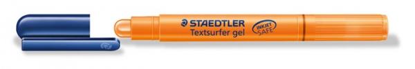 Zvýrazňovač, 3 mm, gélový, STAEDTLER "Textsurfer Gel", oranžový 2