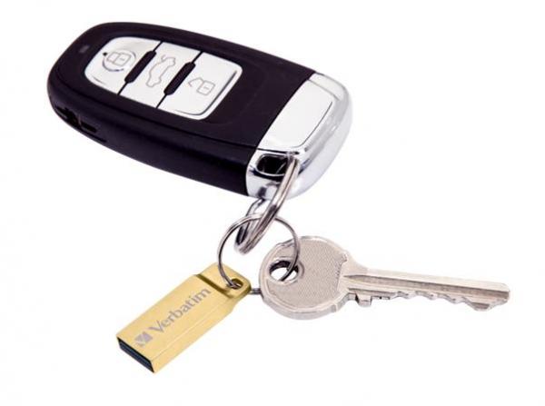 USB kľúč, 64GB, USB 3.0,  VERBATIM "Executive Metal", zlatá 4