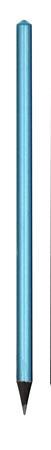 Ceruzka, metalická modrá, s aqua modrými SWAROVSKI® krištáľmi, 14 cm, ART CRYSTELLA® 1
