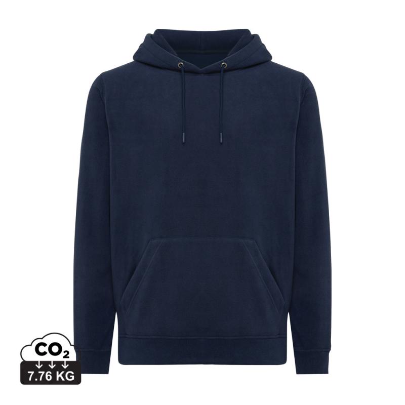 Micro fleece mikina IQONIQ Trivor z recykl. polyesteru námornícka modrá XXL