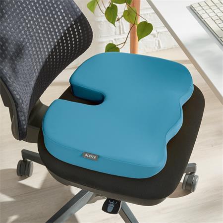 Vankúš na sedenie, ergonomický, LEITZ "Ergo Cosy", pokojná modrá 4