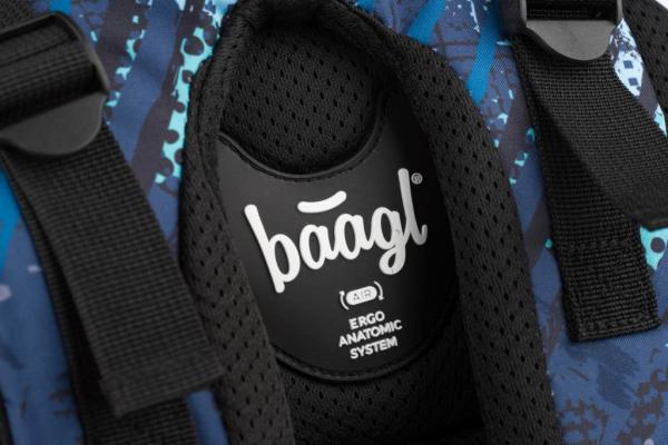 BAAGL Školský batoh Skate Štruktúry 8