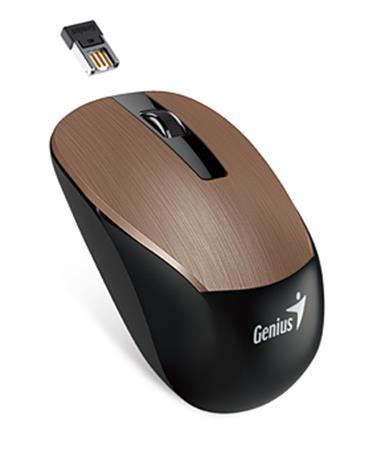 Myš, bezdrôtová, štandardná veľkosť, GENIUS "NX-7015" medená 1