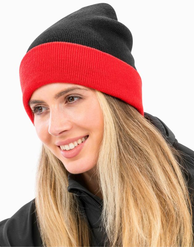 Čiapka Recycled Black Compass Beanie