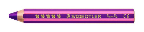 Farebné ceruzky, sada, šesťhranné, jumbo, STAEDTLER „Noris® junior 140", Peppa Pig, 12 far 7