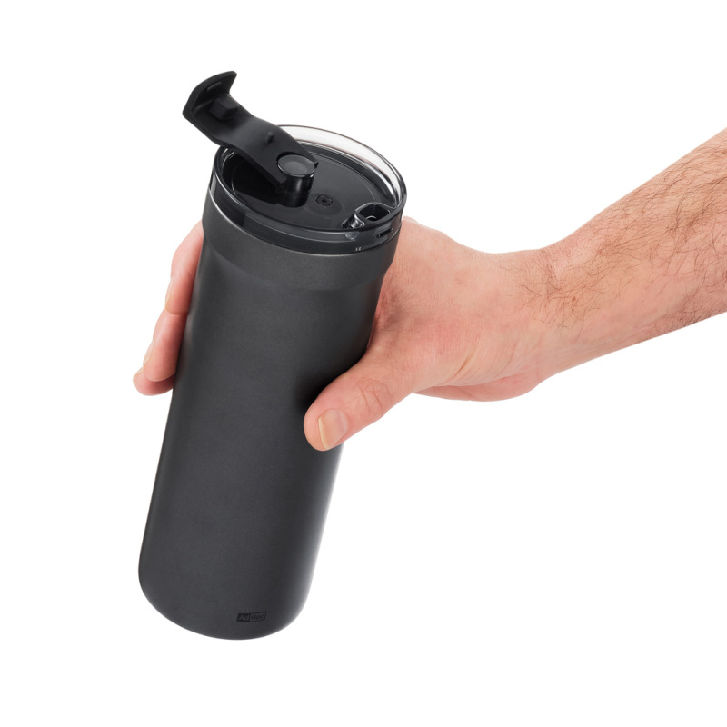 AdHoc Termohrnček Pulse sivá 5