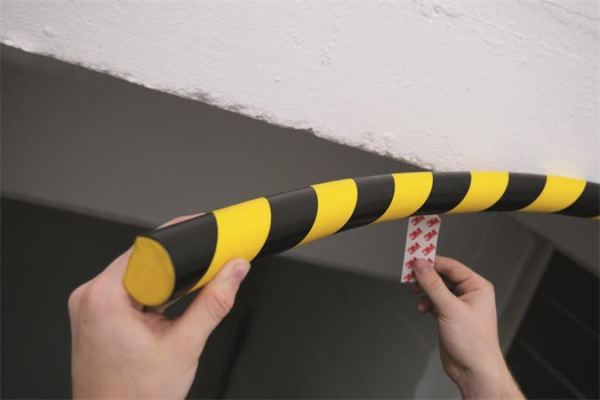 Ochranný profil povrchu, DURABLE "S32R", žltý-čierny 3