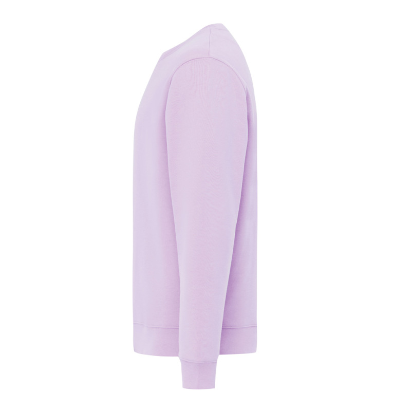 IQONIQ Toria Unisex mikina s okrúhl. výstrihom z rec. bavlny lavender L 3