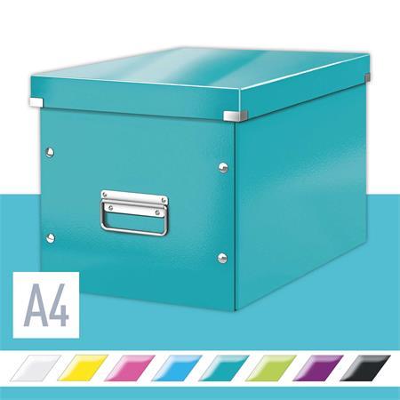 Odkladací box, veľkosť L, LEITZ "Click&Store", ľadovo modrá 2