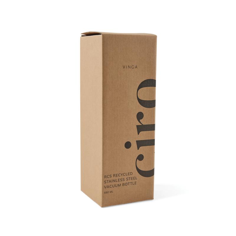 Termo fľaša VINGA Ciro 580ml z RCS recykl. ocele modrá 8