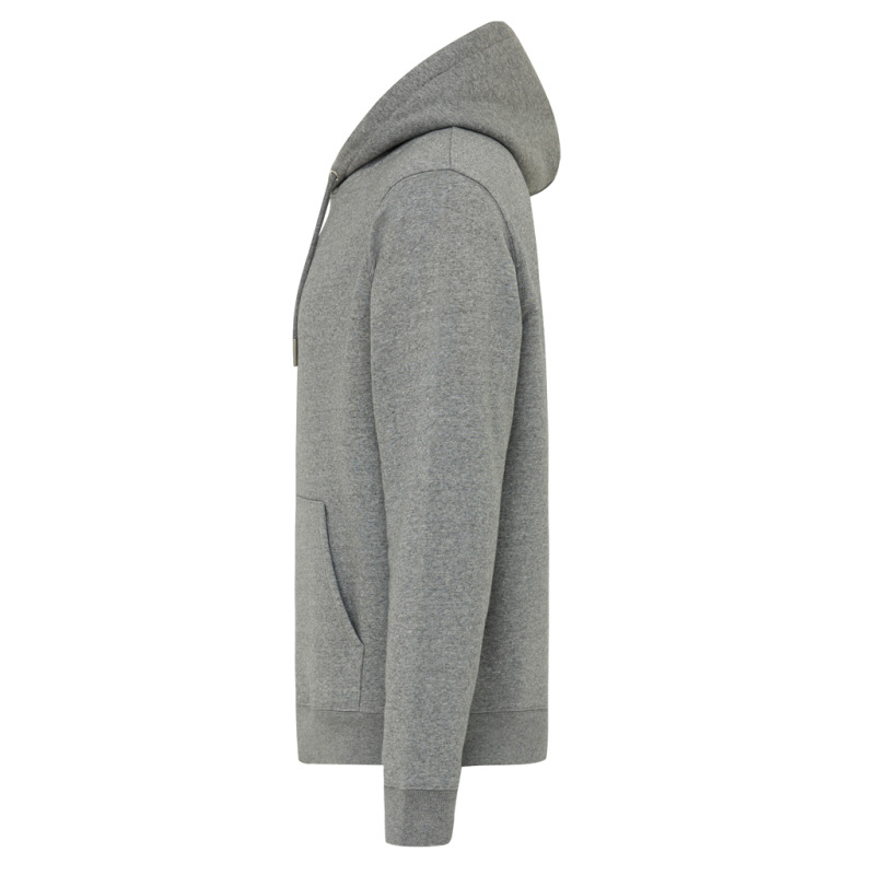 IQONIQ Joshua Unisex mikina s kapucňou z rec. bavlny light heather anthracite L 2
