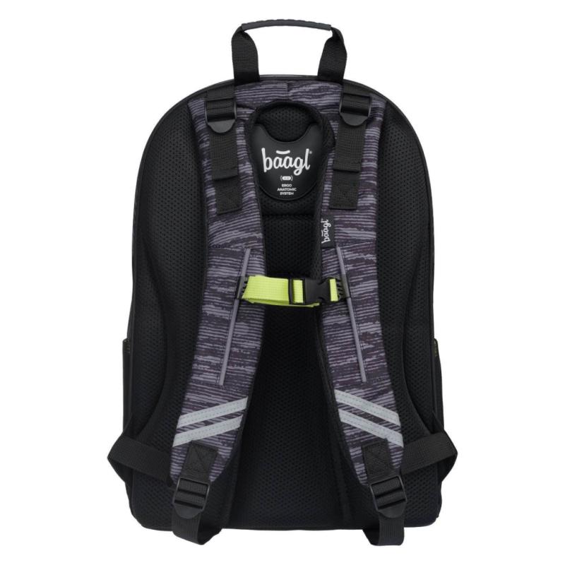 BAAGL SET 3 Skate Grey: batoh, penál, sáček 3