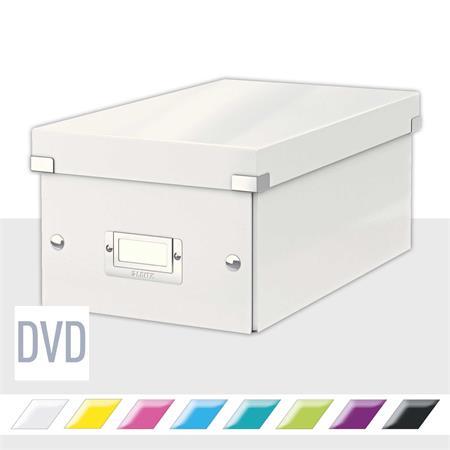 Úložná škatuľa na DVD, LEITZ "Click&Store", biela 2