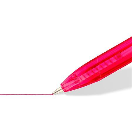 Guľôčkové pero, 0,5 mm, stláčací mechanizmus, STAEDTLER® "4230 M", 8 rôznych farieb 4