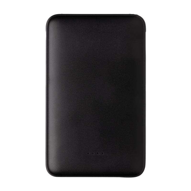 Vrecková powerbanka 5 000 mAh s integrovaným káblom čierna 2