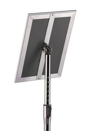 Tabuľa na plagáty, stojanový, A4, hliníkový rám, DURABLE 5