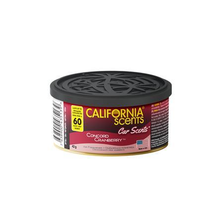 Osviežovač vzduchu do auta, 42 g, CALIFORNIA SCENTS "Concord Cranberry" 1