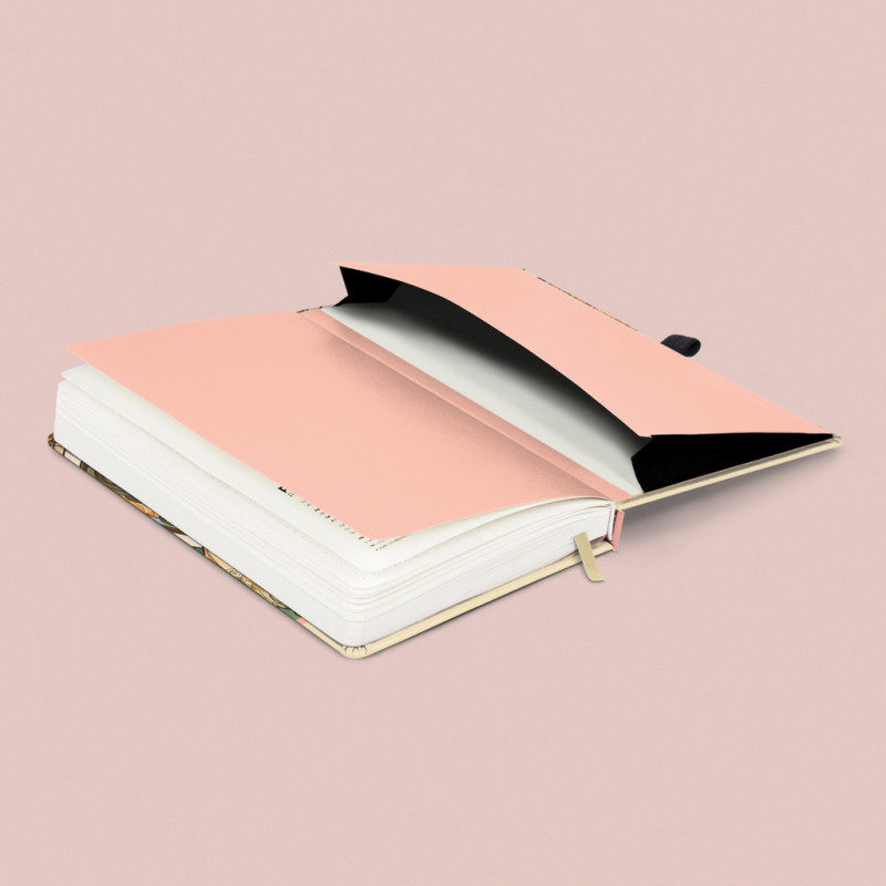 NOTIQUE Notes Alfons Mucha – Prvosienka, bodkovaný, 13 x 21 cm 3